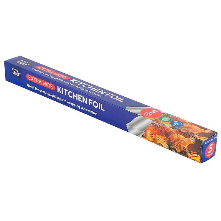 Elikagaien kalitateko ontzien aluminiozko papera